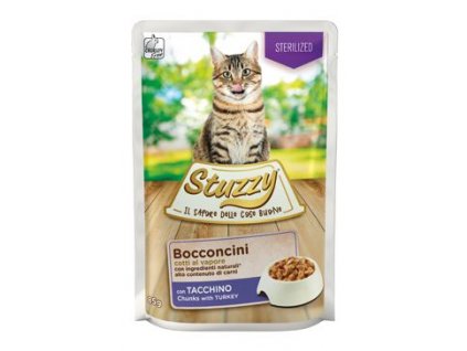 Stuzzy Cat kapsa Adult Sterilised krocan 85g