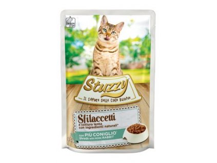 Stuzzy Cat kapsa Adult králík 85g