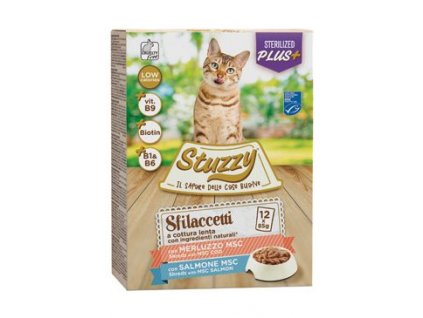 Stuzzy Cat kapsa Adult Sterilised rybí 12x85g