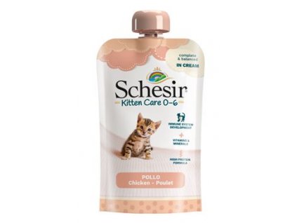 Schesir Cat kapsa Kitten kuře v krému 150g