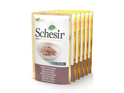 Schesir Cat kapsa Adult Monoprot. tuňák/quinoa 6x85g