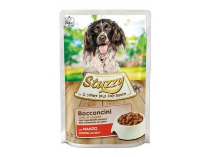 Stuzzy Dog kapsa Adult kousky hovězího 100g