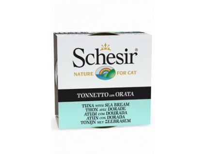 Schesir Cat konz. Adult tuňák/pražma 85g