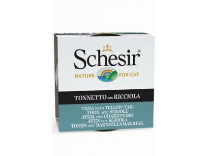 Schesir Cat konz. Adult tuňák/kranas 85g