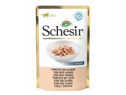Schesir Cat kapsa Adult tuňák/losos 50g