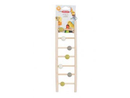 Žebřík pro ptáky dřevěný 7 příček 35cm Zolux