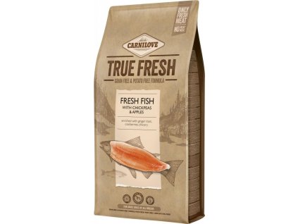 Carnilove Dog True Fresh Fish Adult 11,4 Kg - poškozený obal