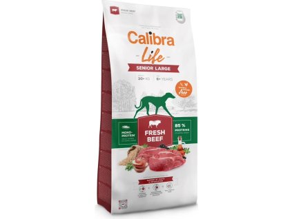 Calibra Dog Life Senior Large Fresh Beef 12kg - pošk