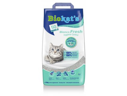 Biokats Bianco Fresh Control kočkolit 10kg