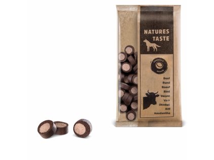 Natures Taste Coconut Snack (kokos, hovězí) 100 g