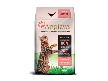 Applaws granule Cat Adult Kuře s lososem  400g