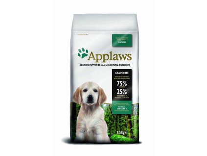 Applaws granule Dog Puppy Small & Medium Breed Kuře 7,5kg