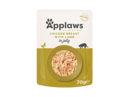 Applaws kapsička Cat Jelly Kuřecí prsa s jehněčím 70g
