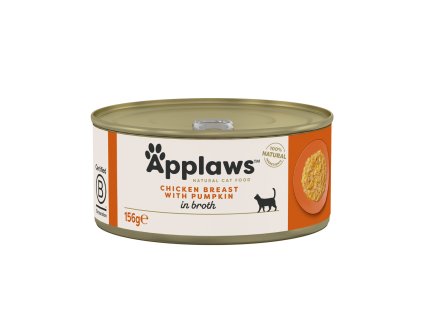 Applaws konzerva Cat Kuřecí prsa s dýní 156g