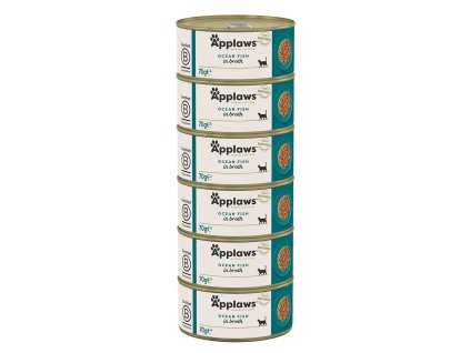 Applaws konzerva Cat Mořské ryby 6x 70g