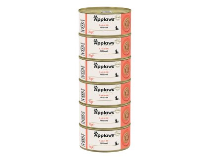Applaws konzerva Cat Mousse Losos 6x 70g