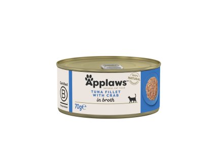 Applaws konzerva Cat Tuňák s krabem 70g