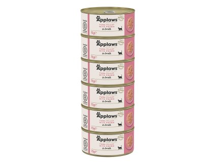 Applaws konzerva Cat Tuňák s krevetami 6x 70g