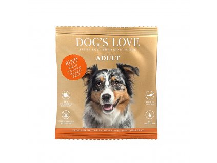 Dog's Love granule Hovězí Adult NEW - vzorek 80g