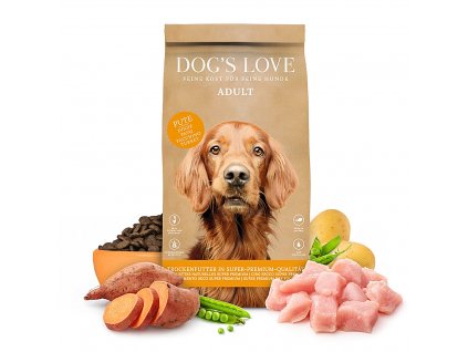 Dog's Love granule Krocan Adult  2kg