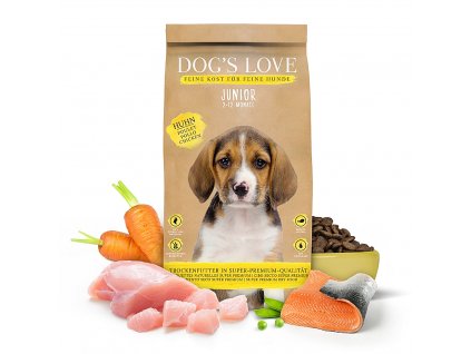 Dog's Love granule Kuře Junior  2kg