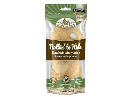 Nothin' to Hide Mini Rings and Bones kuřecí 12ks/70g