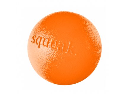 Orbee-Tuff Ball Squeak pískací 8cm oranžový