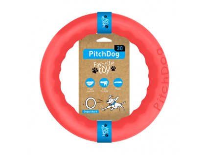 PitchDog tréninkový Kruh pro psy růžový Large