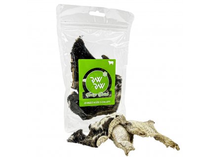 RAW RAW Freeze Dried Jehněčí kůže s chlupy 40g