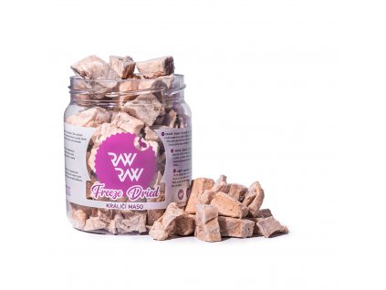 RAW RAW mrazem sušené Králičí maso 70g