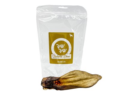 RAW RAW Natural Chew Jelení uši 1ks