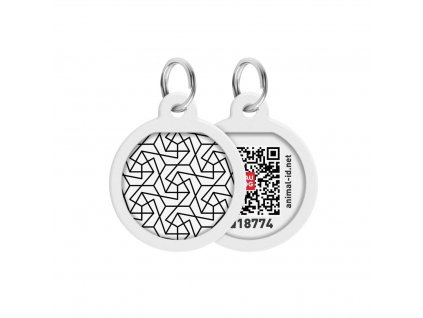 WAUDOG chytrá ID známka s QR tagem Geometrie