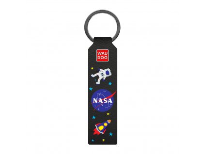 WAUDOG klíčenka / přívěsek NASA - černá