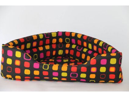 Rohový pelech 55x35 cm kostičky