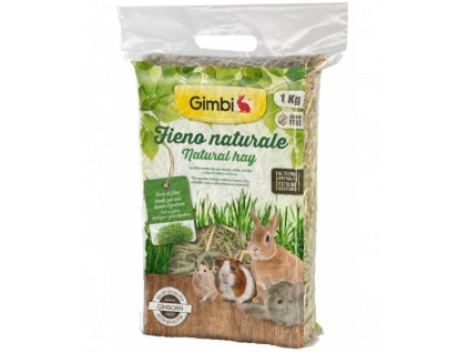 Gimbi Fieno Naturale seno 1 kg - poškozený obal