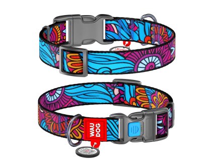 WAUDOG obojek nylonový Summer QR (37-58cm/2,5cm)