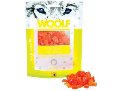 Woolf Chicken Chunkies 100g