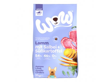 WOW granule Jehněčí Adult 1kg Minis