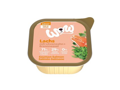 WOW paštika Losos s rajčaty Adult 150g