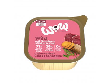 WOW paštika Zvěřina s batáty Adult 150g