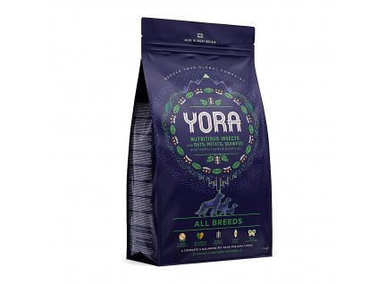 YORA Dog Adult granule z hmyzu All Breeds  1,5kg