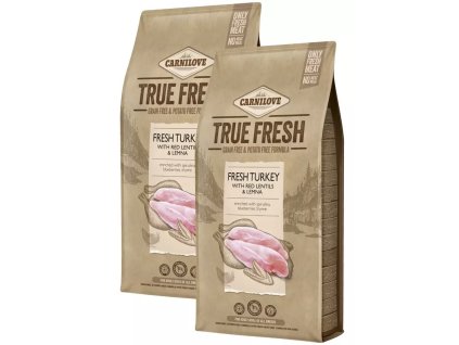 AKCE! Carnilove Dog True Fresh Turkey Adult 2x 11,4 kg