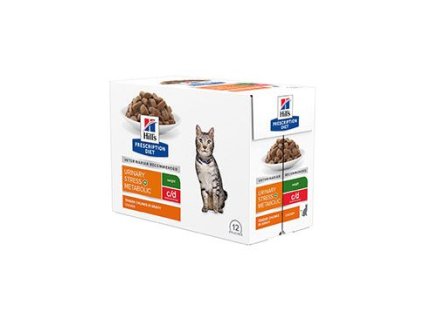 Hill's Fel. PD C/D Urinary Stress+Metabol kapsa 12x85g