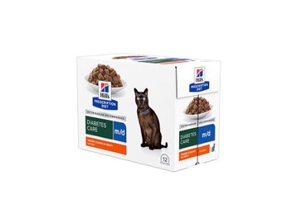 Hill's Fel. PD M/D Diabetes Care kapsa 12x85g