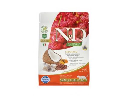 N&D Quinoa CAT Skin & Coat Herring & Coconut 300g