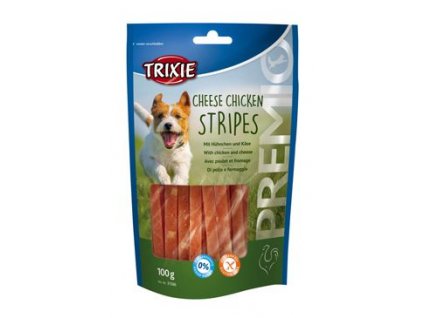 Trixie Premio CHICKEN CHEESE STRIPES se sýrem 100g TR