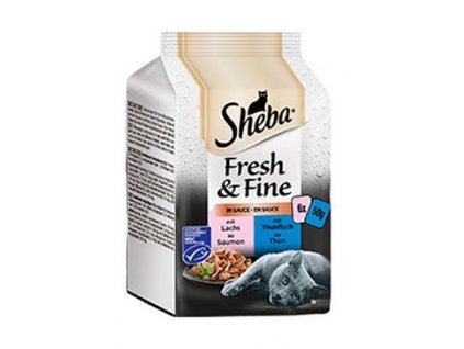 Sheba kapsa Fresh&Fine rybí výběr 6x50g