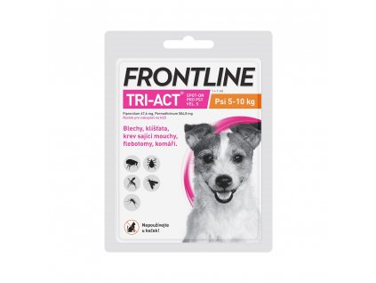 .Frontline Tri-Act pro psy Spot-on S (5-10 kg) 1 pip