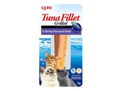 Churu Cat Tuna Fillet in Shrimp Flavoured Broth 15g