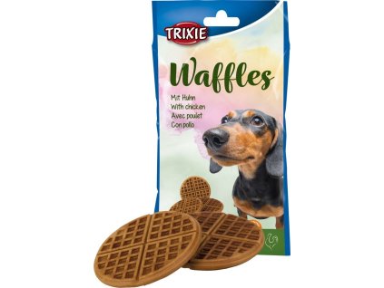 Wafle s kuřecím masem, ø 7 cm, 3 ks / 100 g